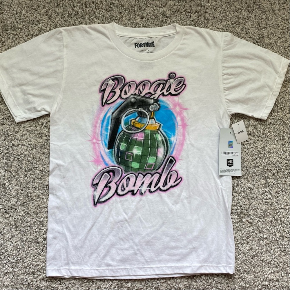 Fortnite Boogie Bomb tee shirt